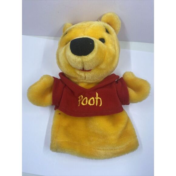 Disney Winnie the Pooh Plush Hand Puppet 90s Pretend Play Mattel - Picture 1 of 7